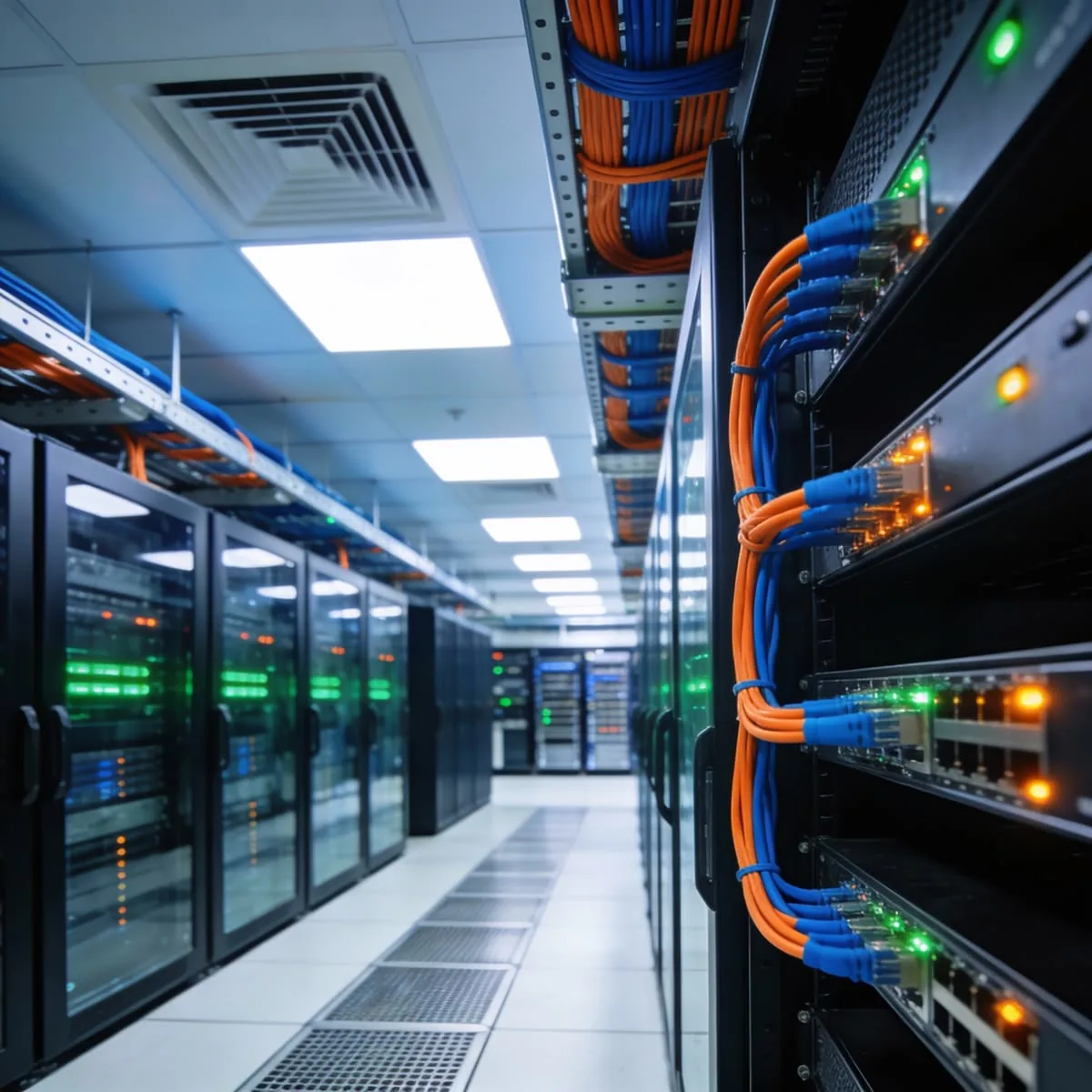 Infraestructura de servidores y cableado de red